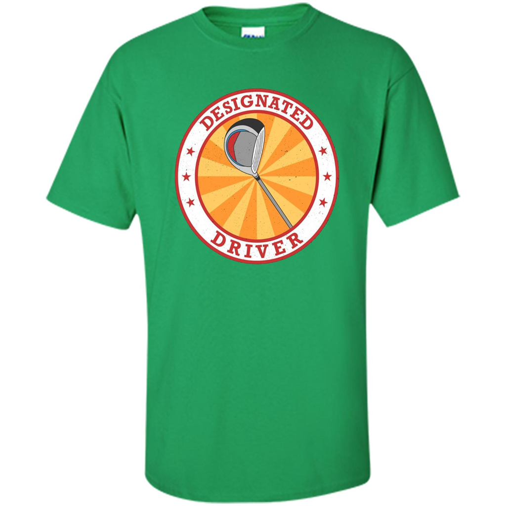 Golf T-shirt Designated Driver Funny Golf T-shirt Irish Green