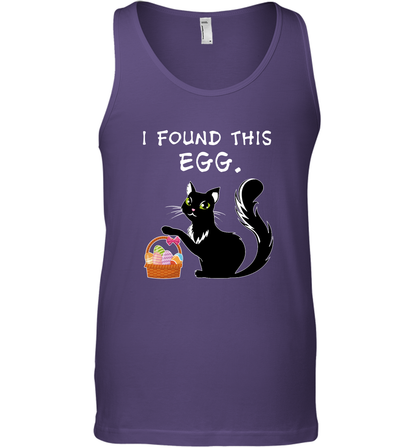 I Found This Egg Cat Easter Day Shirt Tank Top Tank Top Purple