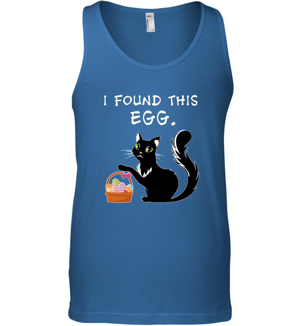 I Found This Egg Cat Easter Day Shirt Tank Top Tank Top Royal