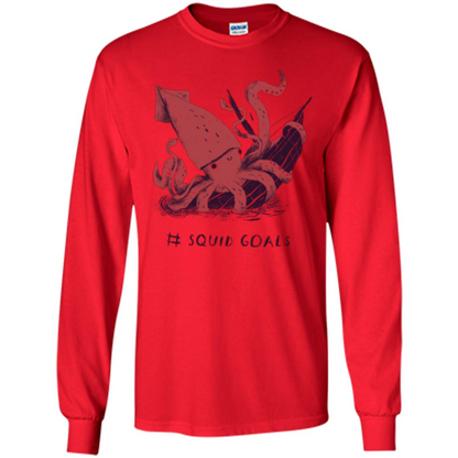 Squid Goals T-shirt Squad Goals T-shirt Red