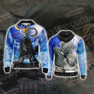 Legend of Zelda: Twilight Princess - Midna and Wolf Unisex Zip Up Hoodie Jacket