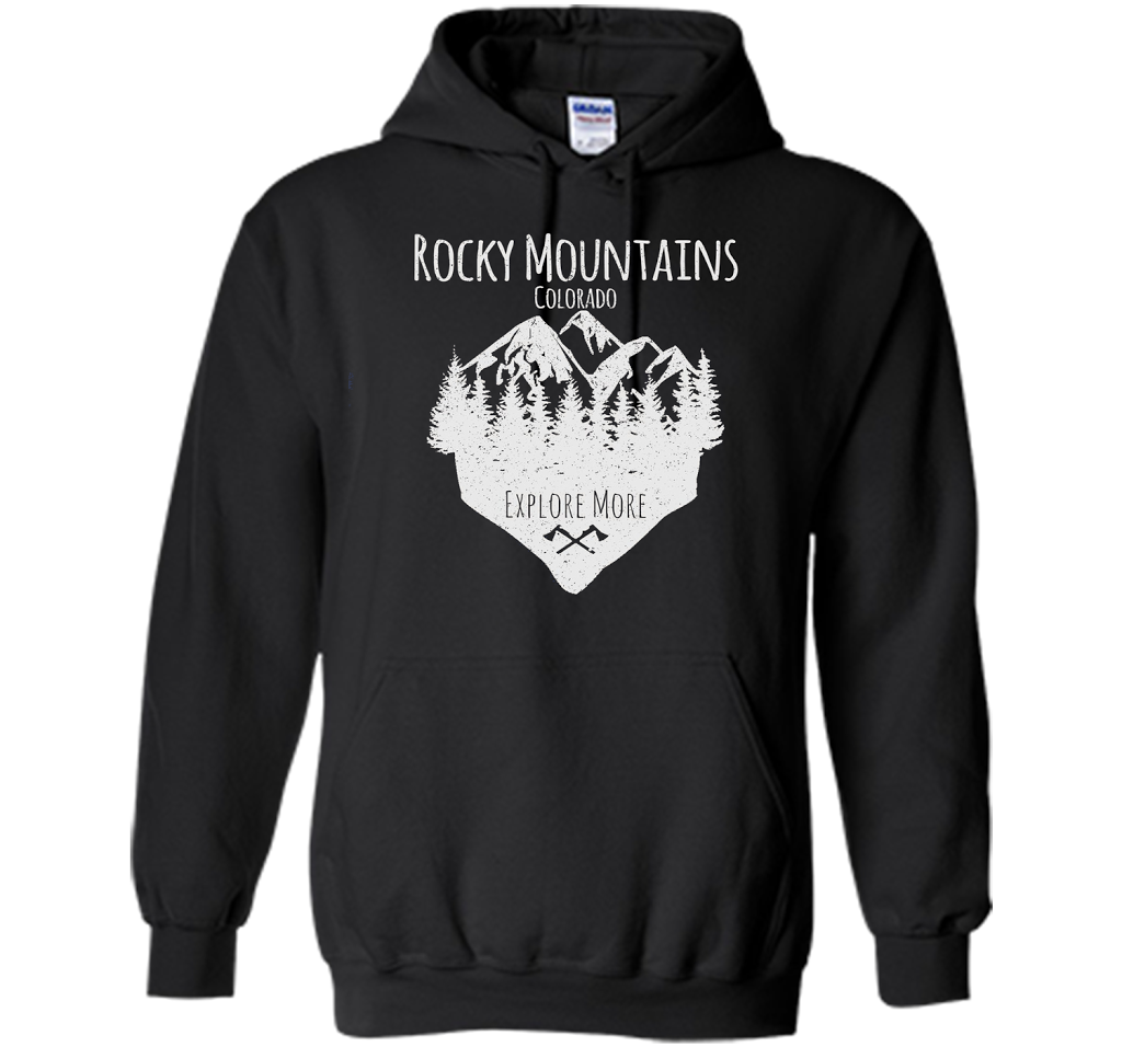 PREMIUM Rocky Mountains, Colorado - Souvenir T-Shirt t-shirt Black