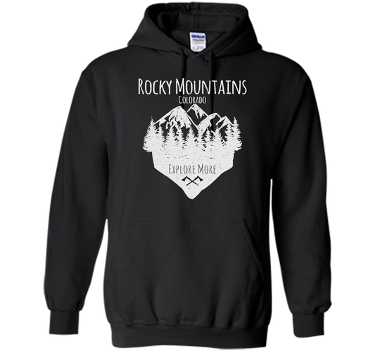 PREMIUM Rocky Mountains, Colorado - Souvenir T-Shirt t-shirt Black