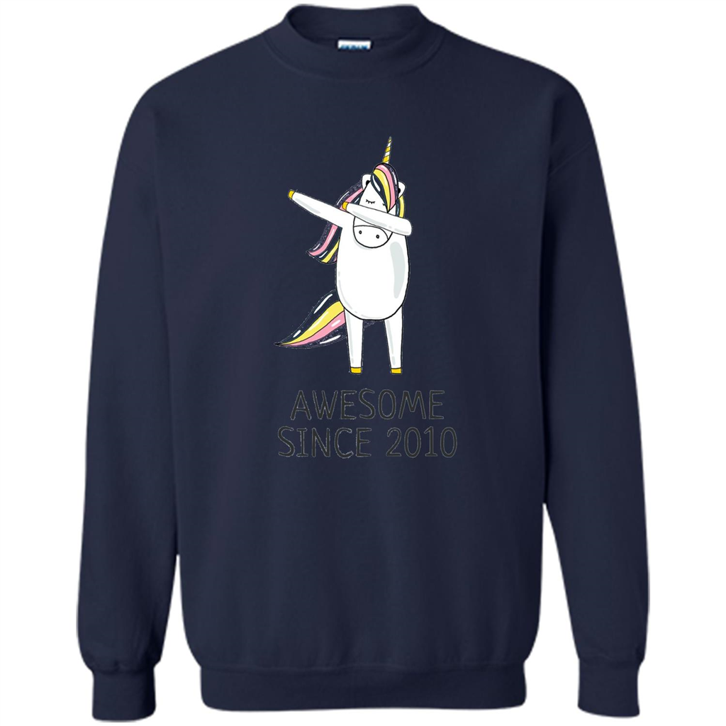 Awesome Since 2010 T-shirt Born In 2010 Navy