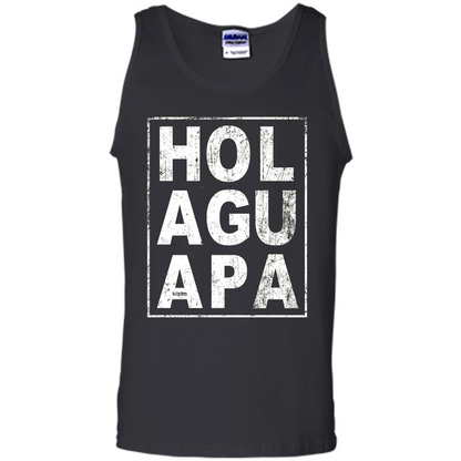 Hola Guapa HOL AGU APA T-shirt Funny Spanish T-shirt Black