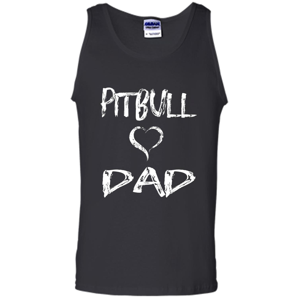 Pitbull Dad T-shirt Black