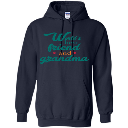 Grandma T-shirt World‰۪s Best Friend And Grandma Navy