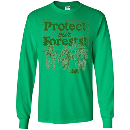 Movies T-shirt Protect Our Forests T-Shirt Irish Green