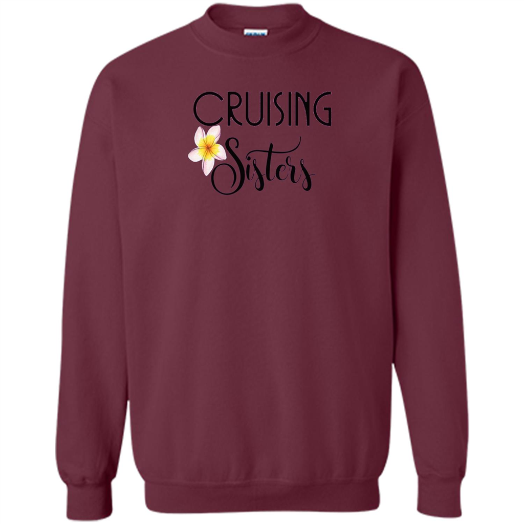 Cruising Sisters T-Shirt Cruise Vacation T-shirt Maroon