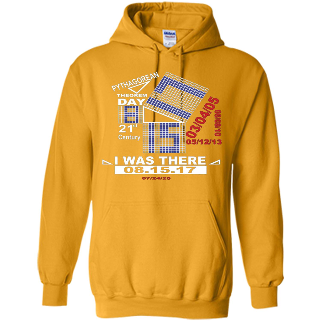Pythagorean Theorem day T-shirt Gold