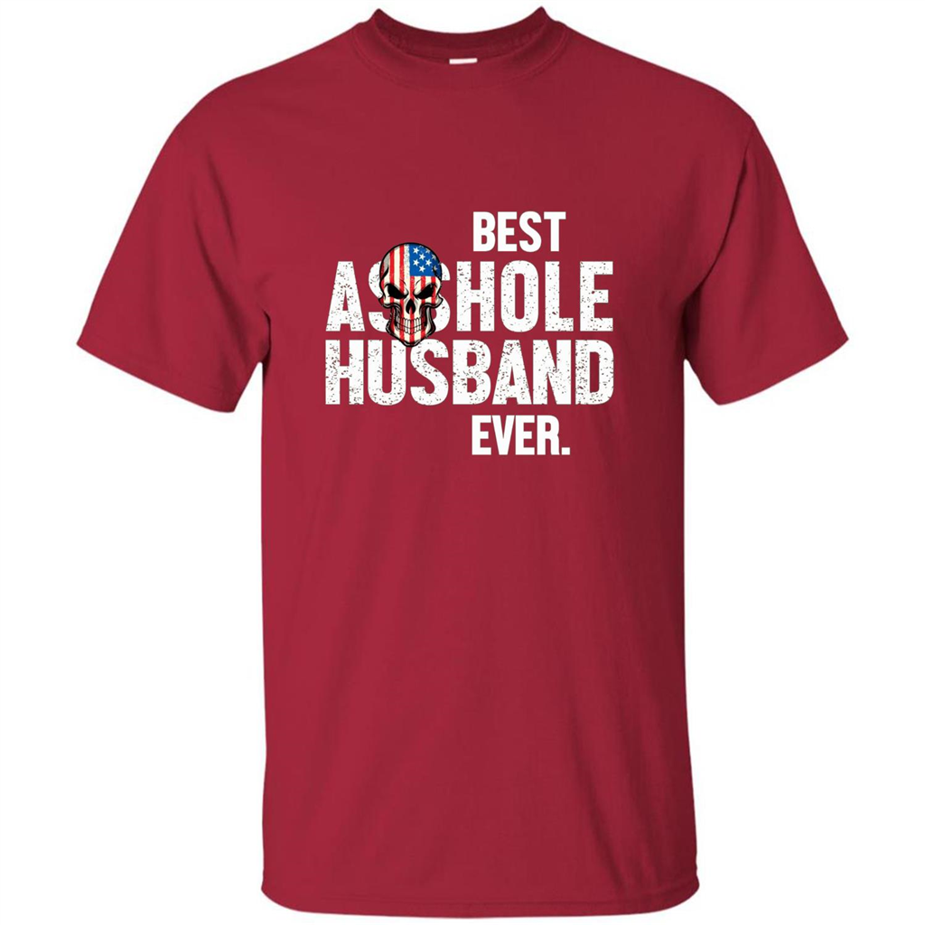 Best Asshole Husband Ever Funny T-shirt Cardinal