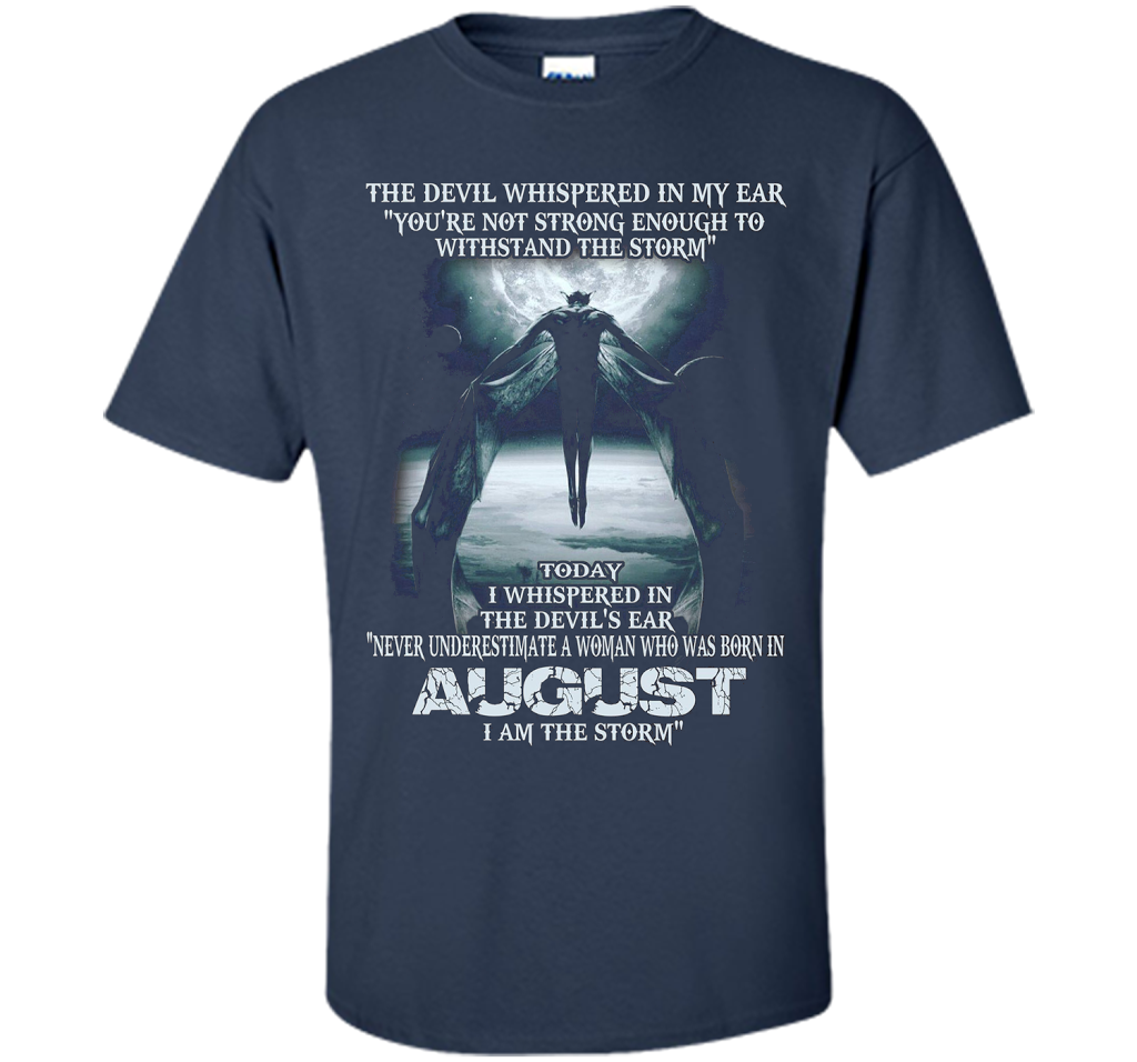 The Devil Born In August The Storm T-shirt Navy