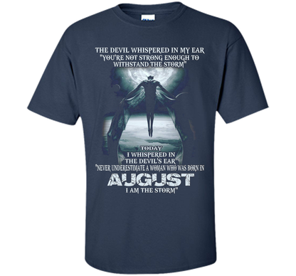 The Devil Born In August The Storm T-shirt Navy
