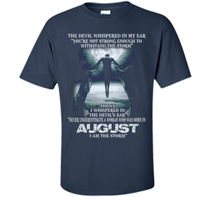 The Devil Born In August The Storm T-shirt