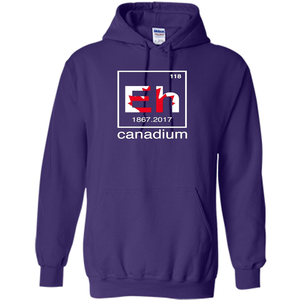 Funny Canadian T-shirt Canada Element Eh - 150 years T-Shirt Purple