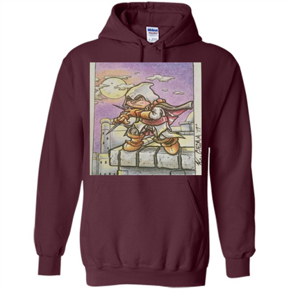 Assassin - Walk Under A Full Moon's Light T-Shirt Maroon