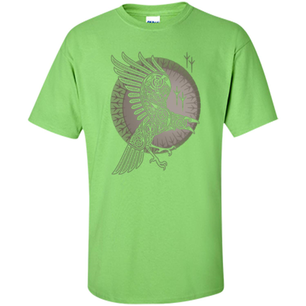 Raven Lover T-shirt Raven Lime