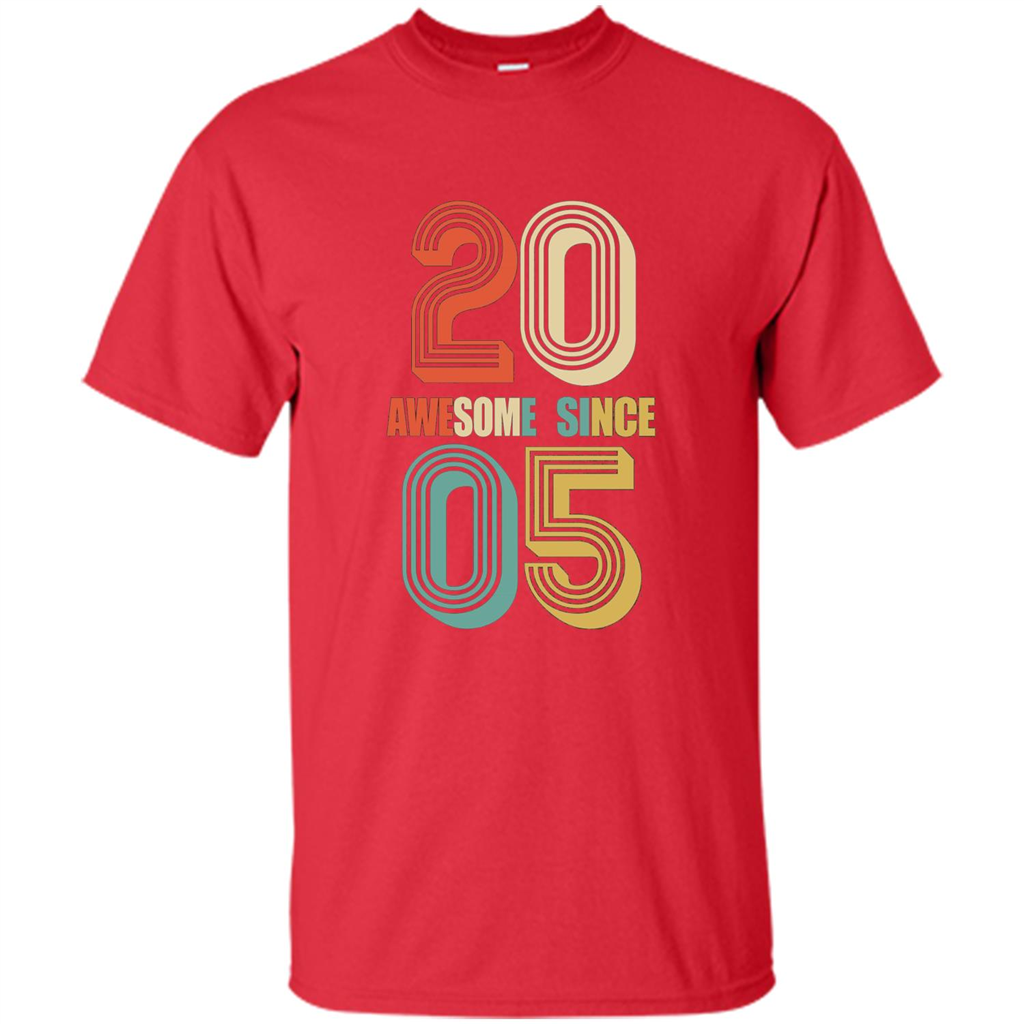 Awesome Since 2005 T-Shirt Red