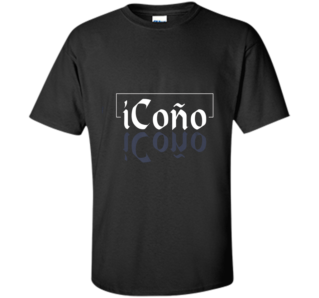 iCono Spanish T-Shirt Bilingual Puerto Rico PremiumTee shirt Black