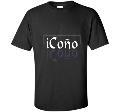 iCono Spanish T-Shirt Bilingual Puerto Rico PremiumTee shirt Black