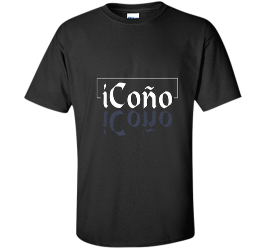 iCono Spanish T-Shirt Bilingual Puerto Rico PremiumTee shirt Black