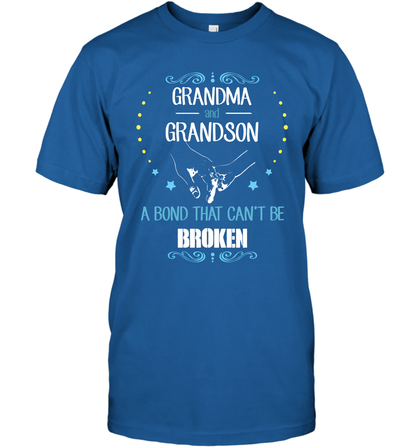 Grandma And Grandson A Bond Cant Be Broken Shirt T-Shirt T-Shirt Royal