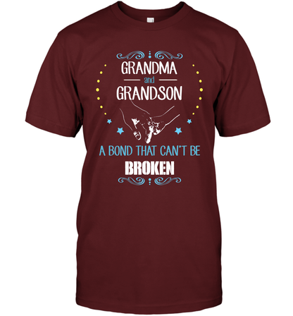 Grandma And Grandson A Bond Cant Be Broken Shirt T-Shirt T-Shirt Cardinal
