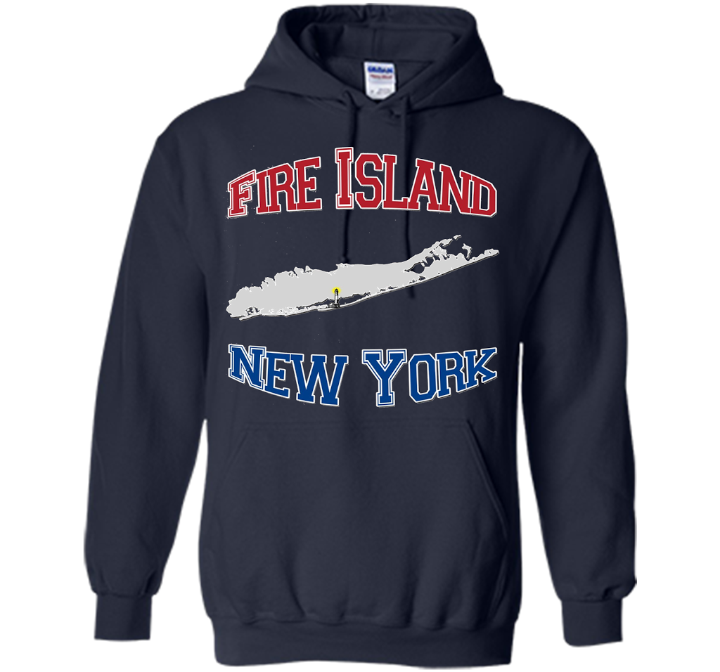 Fire Island New York T-shirt Navy