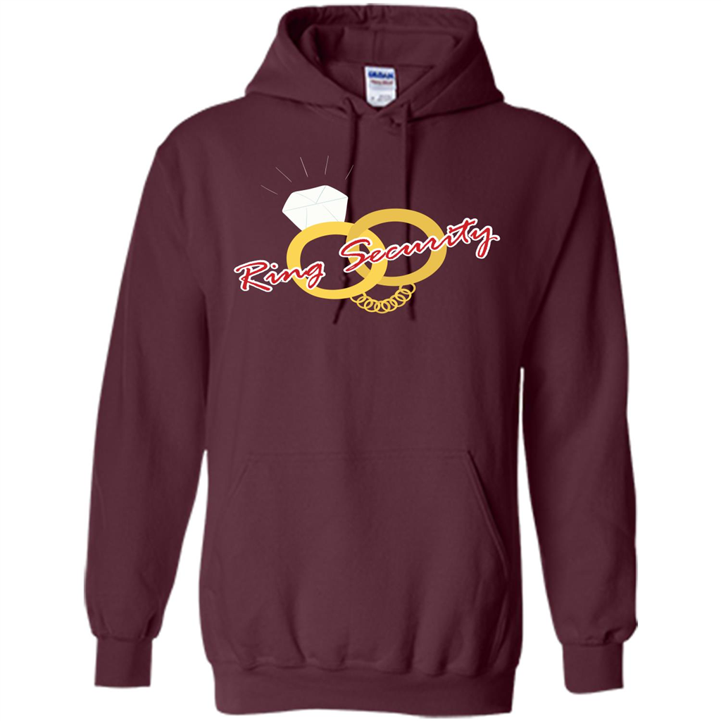 Security Ring T-shirt Maroon