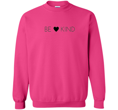 BE KIND positive message t-shirt for men, women and youth cool shirt Heliconia