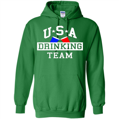 Independence Day T-shirt USA Drinking Team Irish Green