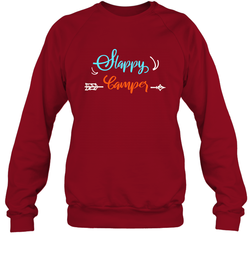 Happy Camper Shirt Sweatshirt Sweatshirt Cardinal Red
