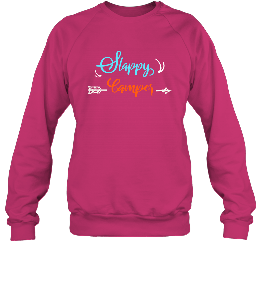 Happy Camper Shirt Sweatshirt Sweatshirt Heliconia