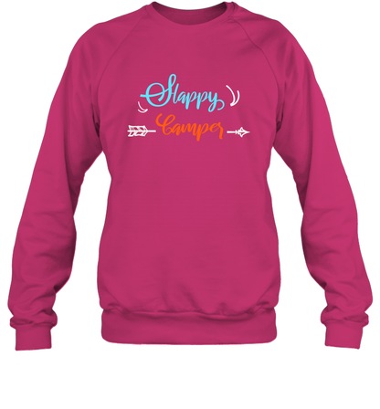 Happy Camper Shirt Sweatshirt Sweatshirt Heliconia