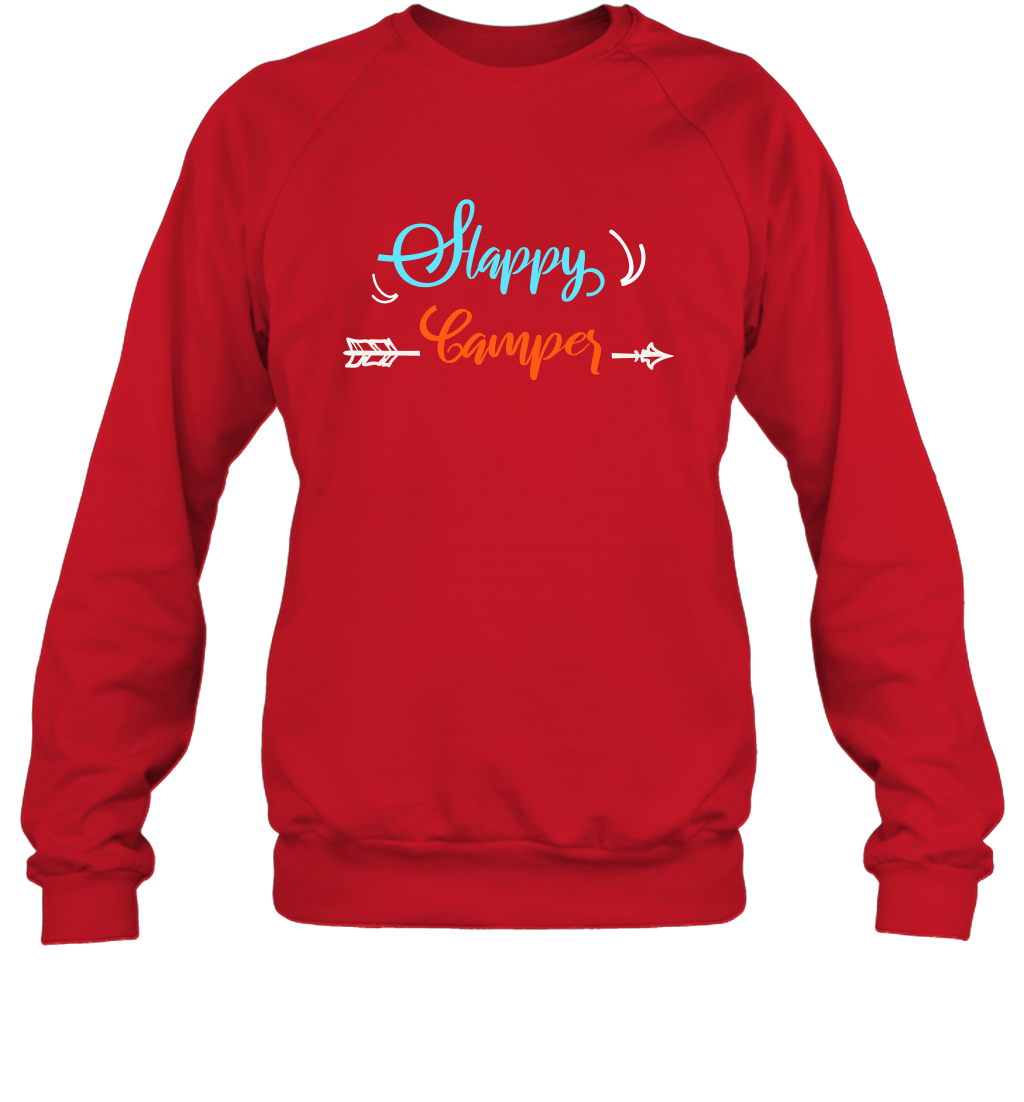 Happy Camper Shirt Sweatshirt Sweatshirt Red