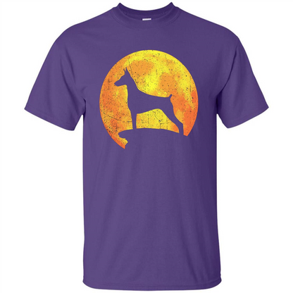 Dog Orange Halloween Costume T-shirt Purple