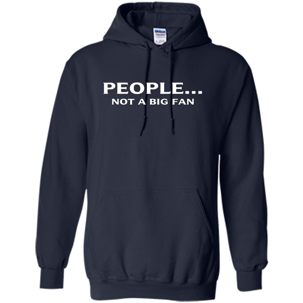 Introvert T-shirt Funny People Not A Big Fan T-shirt Navy