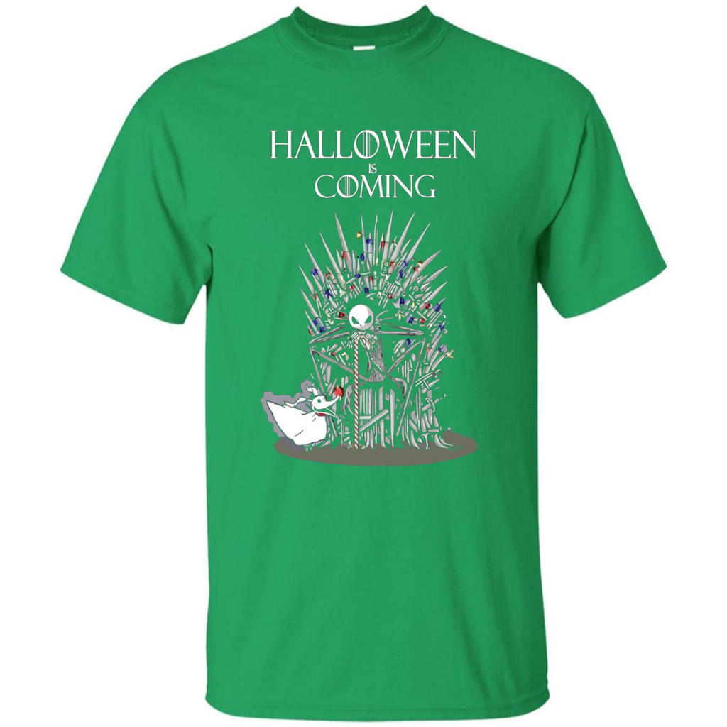 Funny Halloween Is Coming T-shirt Irish Green