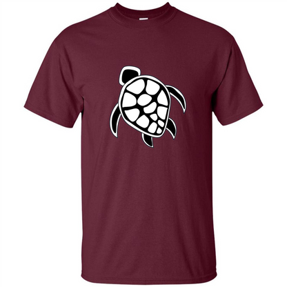 Save the Sea Turtles T-shirt Maroon