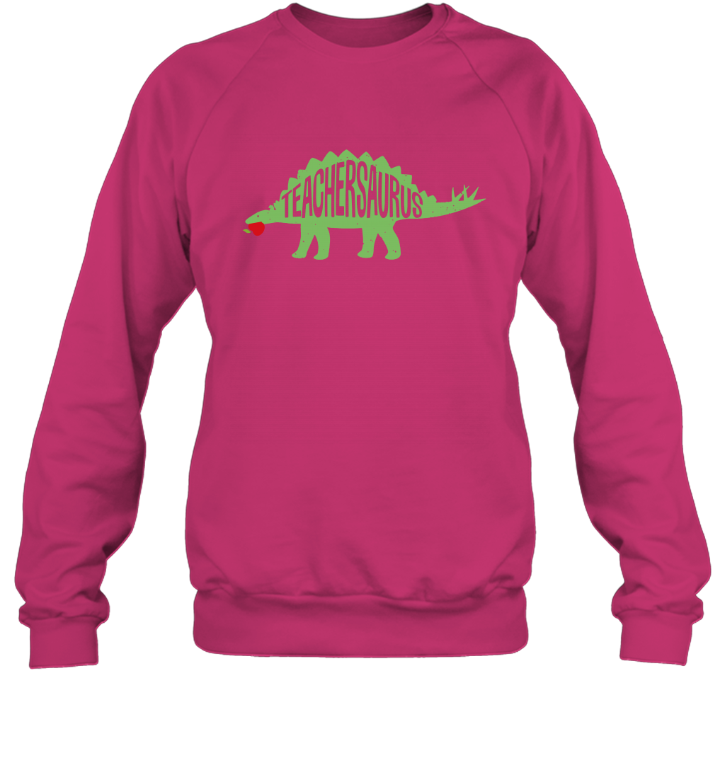 Teachersaurus Teacher Saurus Shirt Sweatshirt Sweatshirt Heliconia
