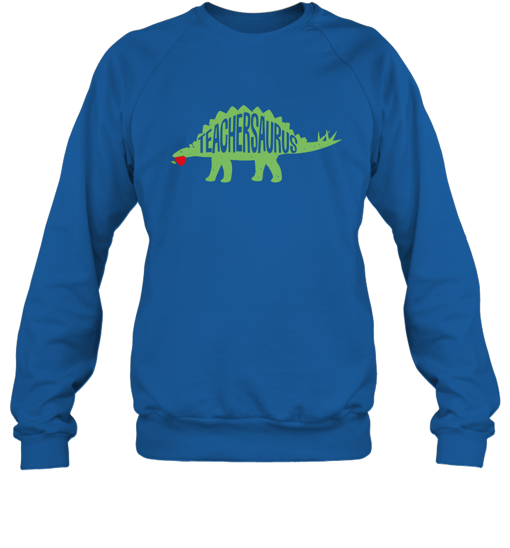 Teachersaurus Teacher Saurus Shirt Sweatshirt Sweatshirt Royal