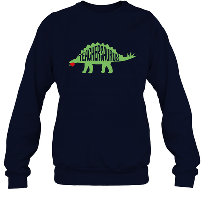 Teachersaurus Teacher Saurus Shirt Sweatshirt Sweatshirt Navy