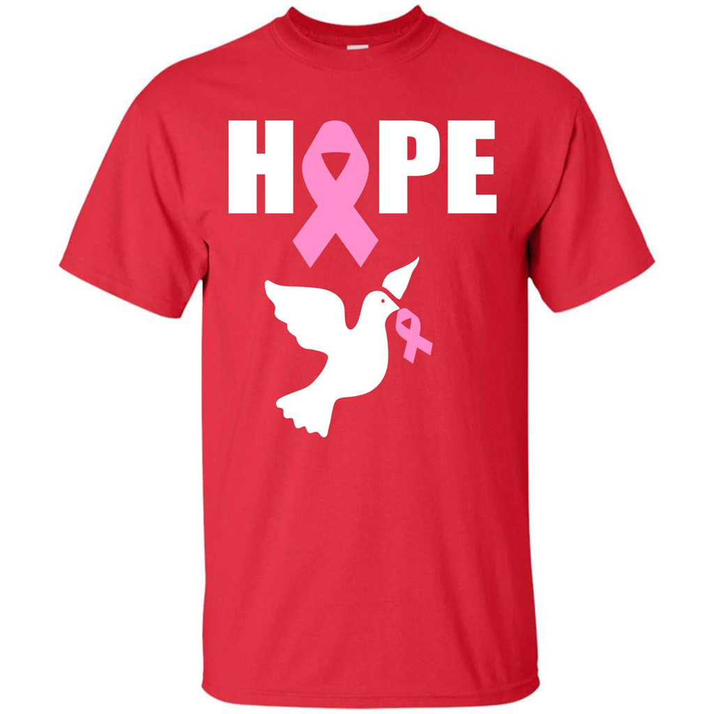 Cancer Awareness T-shirt Hope T-shirt Red