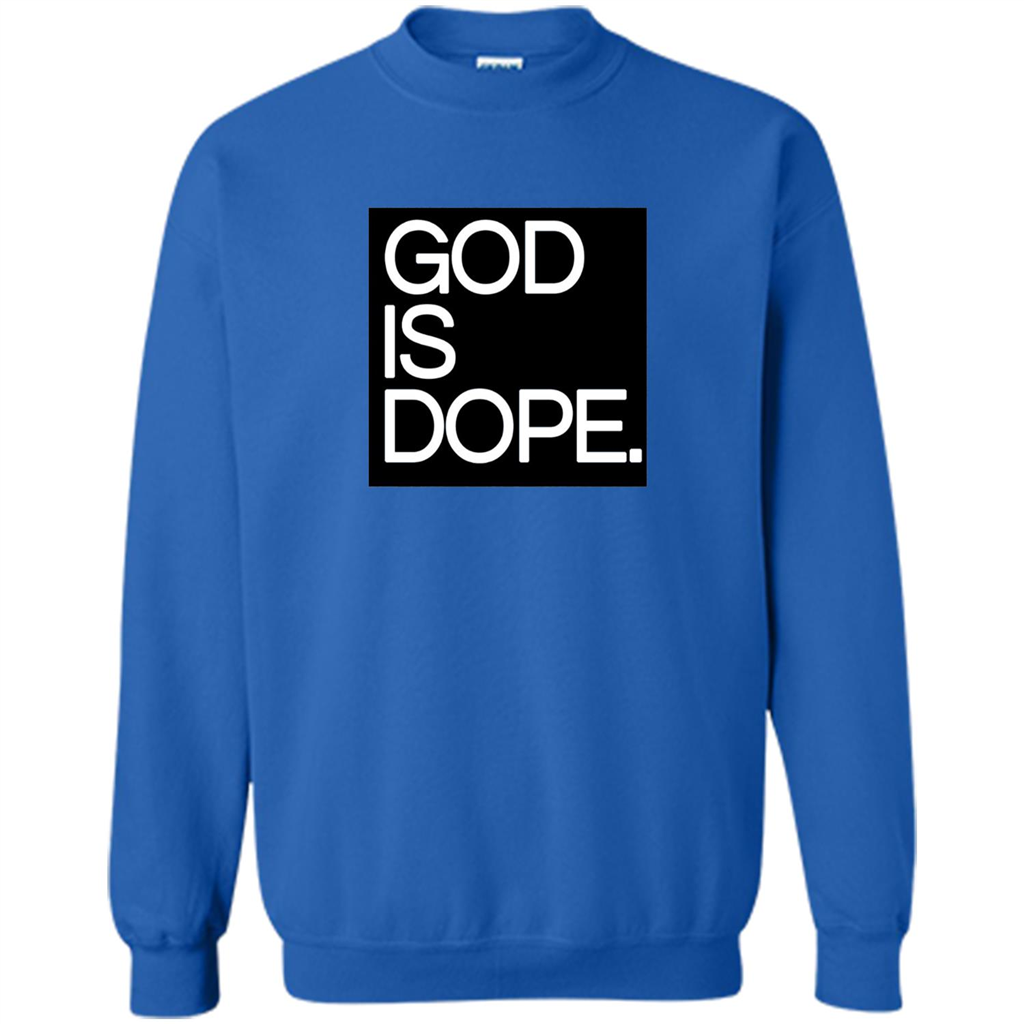Christian T-shirt God Is Dope T-shirt Royal