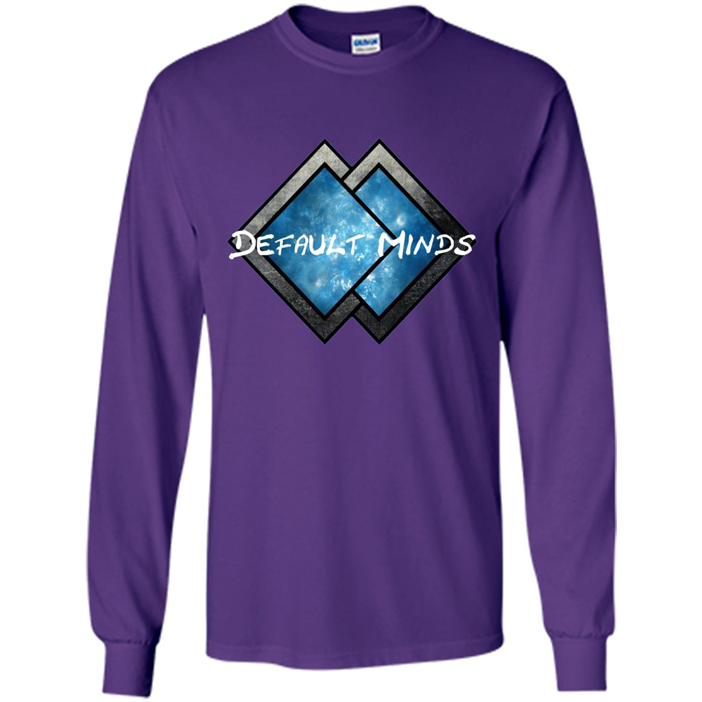 Music T-shirt Default Minds T-shirt Purple