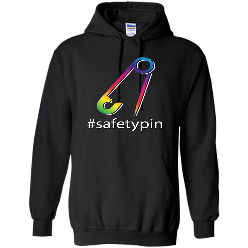 Safety Pin Campaign Against Violence T-Shirt Black