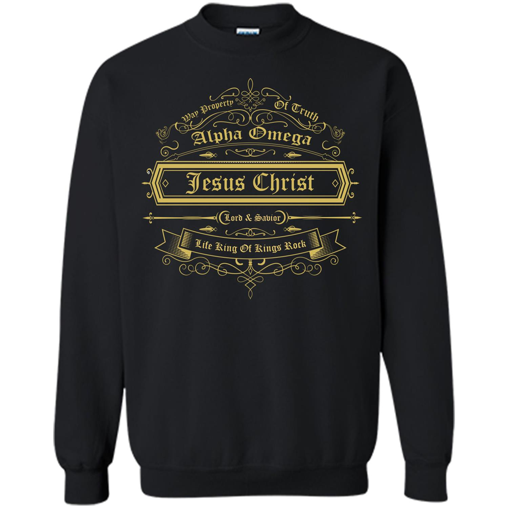 Christian T-shirt Way Property Of Truth Jesus Christ Alpha Omega Lord