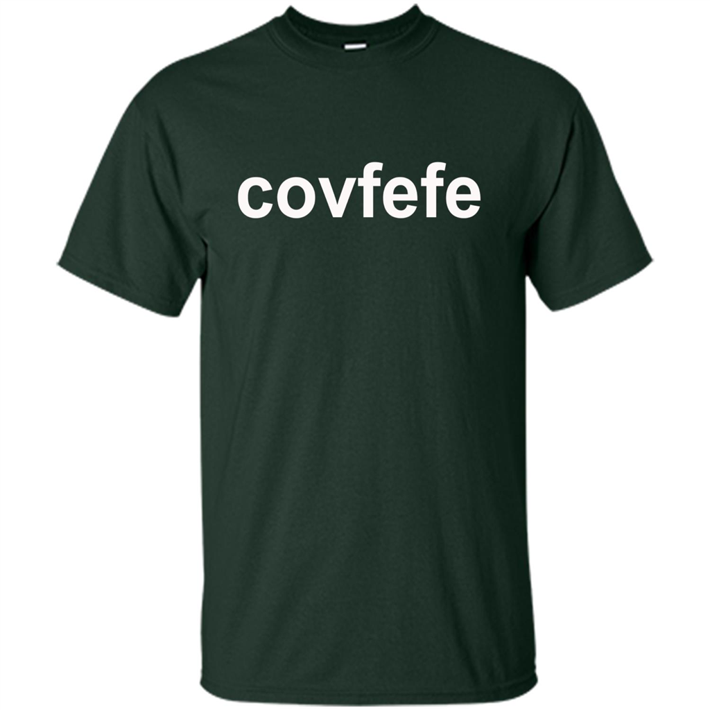 Trump Covfefe T Shirt Forest Green