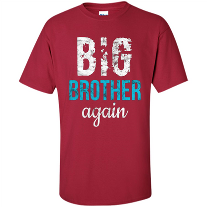 Big Brother Again Distressed T-shirt Cardinal