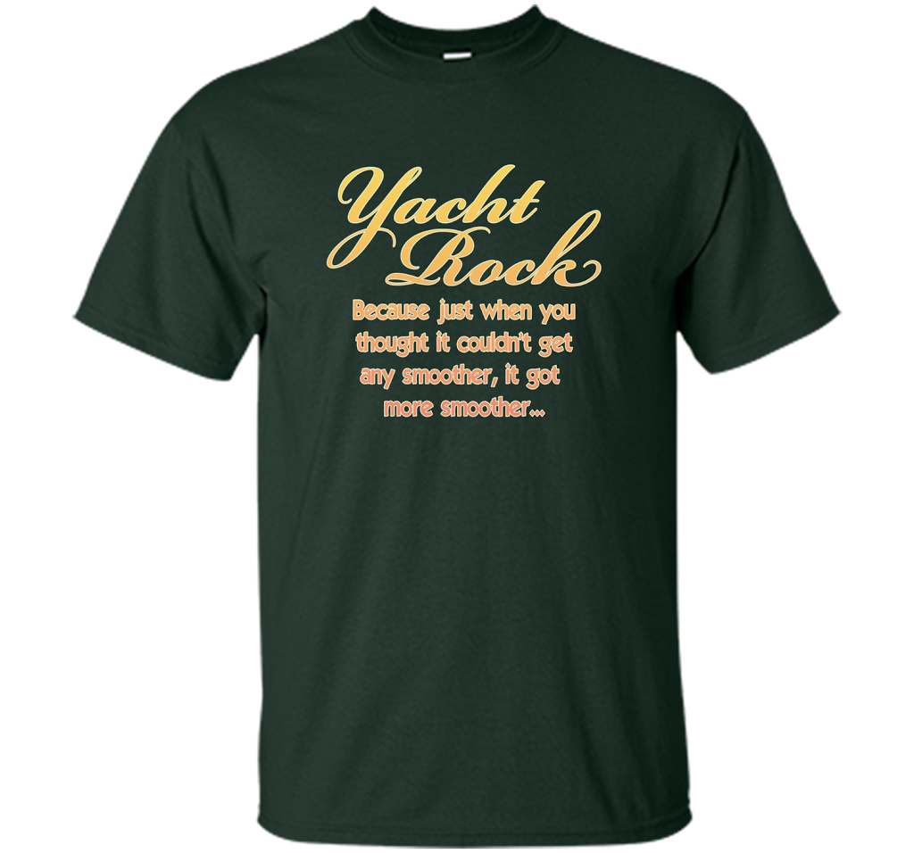 Yacht Rock Music T-Shirt Forest Green